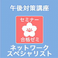 2025 ネットワークスペシャリスト 合格ゼミ　午後対策講座　